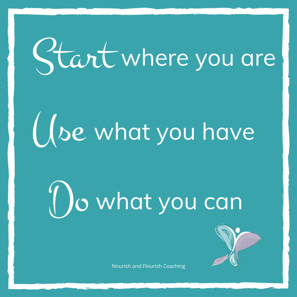 Start where you are image